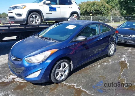 2013 Hyundai Elantra Gs z USA, uszkodzony, nr VIN KMHDH6AE3DU007607